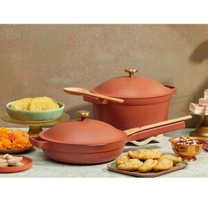 Our Place x Radhi Traditionware™ Diwali Always Pan and Perfect Pot Set in Clay